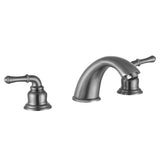 ANZZI L-AZ186BN Princess 8" Widespread 2-Handle Bathroom Faucet in Brushed Nickel