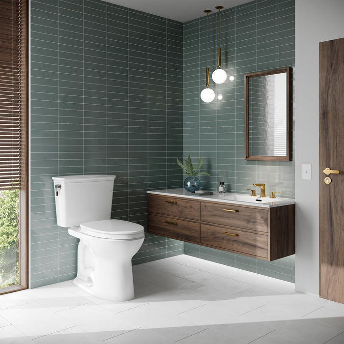 TOTO CST786CEG#11 Drake Transitional Two-Piece Elongated 1.28 GPF Toilet, Colonial White