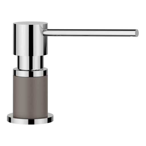 Blanco 443044 Lato Soap Dispenser - Chrome/Volcano Gray