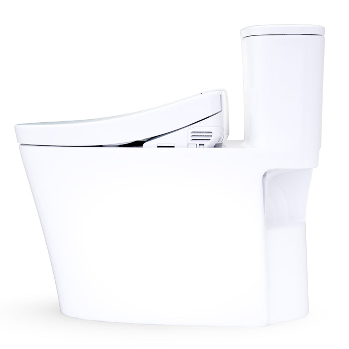 TOTO MW6863346CUFG#01 Aurora 1G WASHLET+ S2 One-Piece Elongated 1.0 GPF Universal Height Toilet