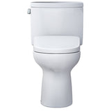 TOTO MW4544736CEFGA#01 WASHLET+ Drake II Two-Piece Toilet with Auto Flush WASHLET+ S7A Bidet Seat