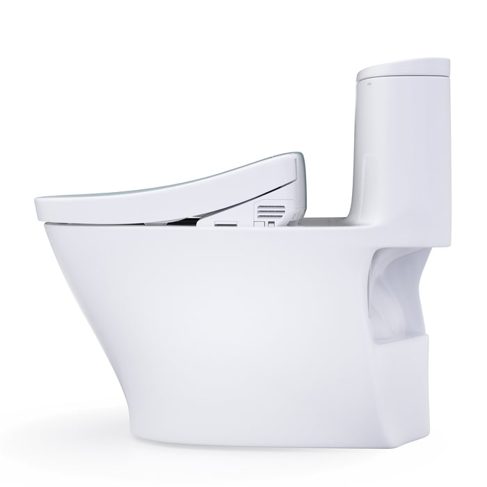 TOTO MW6423346CEFG#01 Nexus One-Piece Elongated Universal Height Toilet with Washlet S2 Bidet Seat