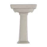 TOTO LPT532.8N#03 Promenade 24" x 19-1/4" Pedestal Bathroom Sink for 8" Center Faucets, Bone Finish