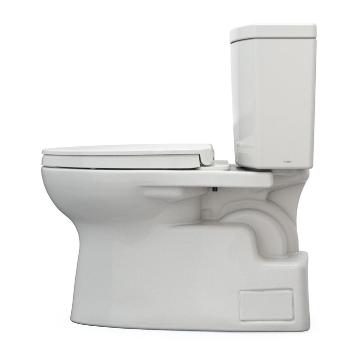 TOTO MS474124CUFG#11 Vespin II 1G Elongated Universal Height Toilet with SoftClose Seat, Colonial White