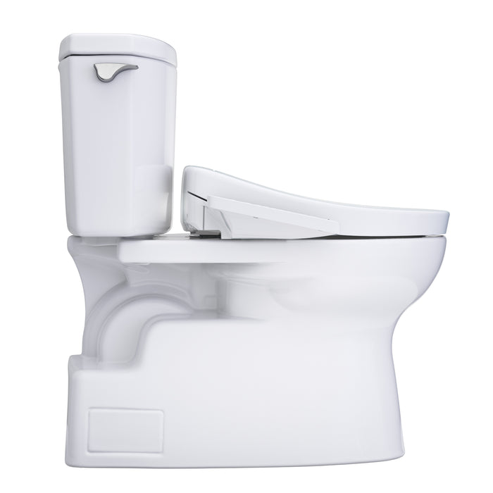 TOTO MW4743346CUFG#01 Vespin II 1G Elongated 1.0 GPF Universal Height Toilet with Washlet+ S2 Bidet Seat