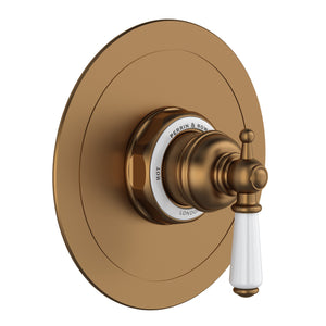 Rohl U.TEW51W1L-EB Perrin and Rowe Edwardian 1/2" Pressure Balance Shower Trim with Lever Handle