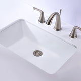 ANZZI LS-AZ112 Rhodes Series 21" Ceramic Undermount Sink Basin in White