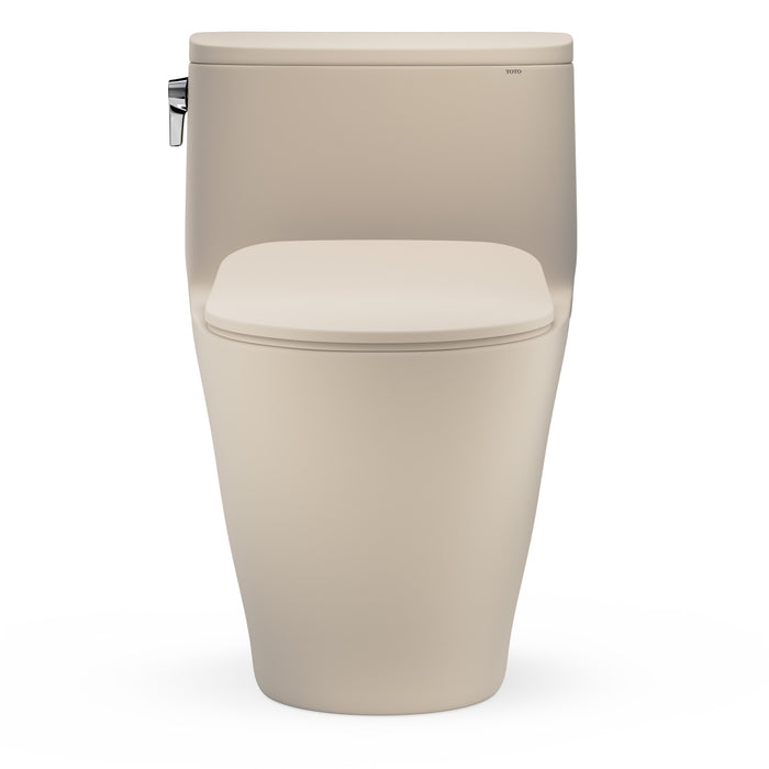 TOTO MS642234CEFG#MBE Nexus One-Piece Elongated Toilet with a Slim SoftClose Seat, Matte Beige