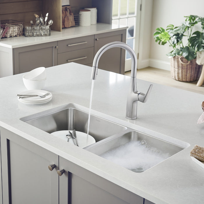 Blanco 442769 Formera 33" 60/40 Double Bowl Undermount Stainless Steel Kitchen Sink