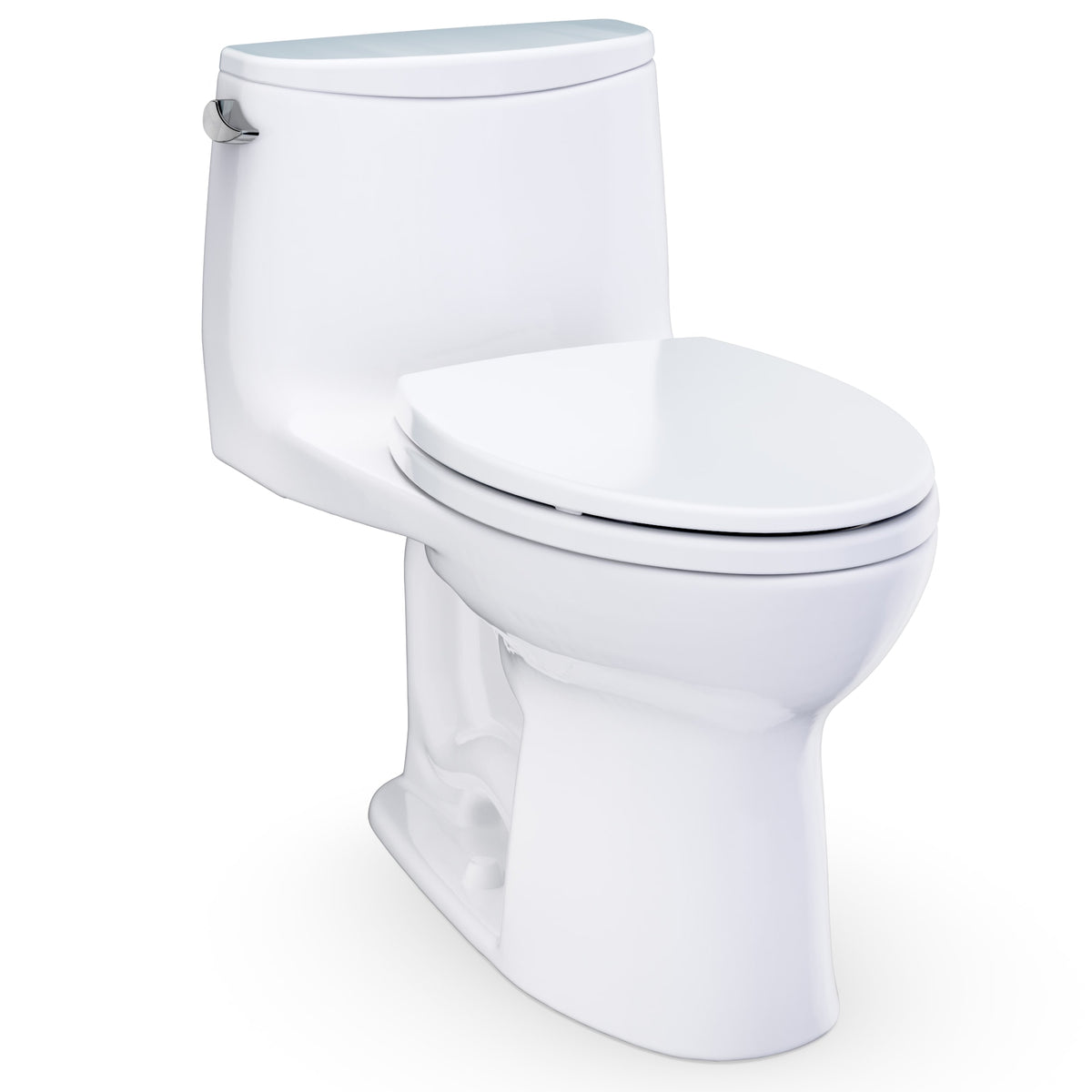 wccf 優白 MF ① TOTO MS608114CEFG#01 UltraMax One-Piece 1.28 GPF Toilet, Cotton