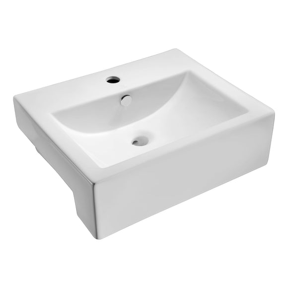 Vitruvius Series Ceramic Vessel Sink in White