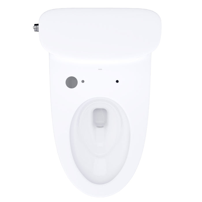 TOTO CST686CUFGAT40#01 Aurora 1G One-Piece Elongated 1.0 GPF Universal Height Toilet in Cotton White