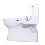 TOTO MW6144726CUFGA#01 WASHLET+ Carlyle II 1G One-Piece Toilet with Auto Flush WASHLET+ S7 Bidet Seat, Cotton White