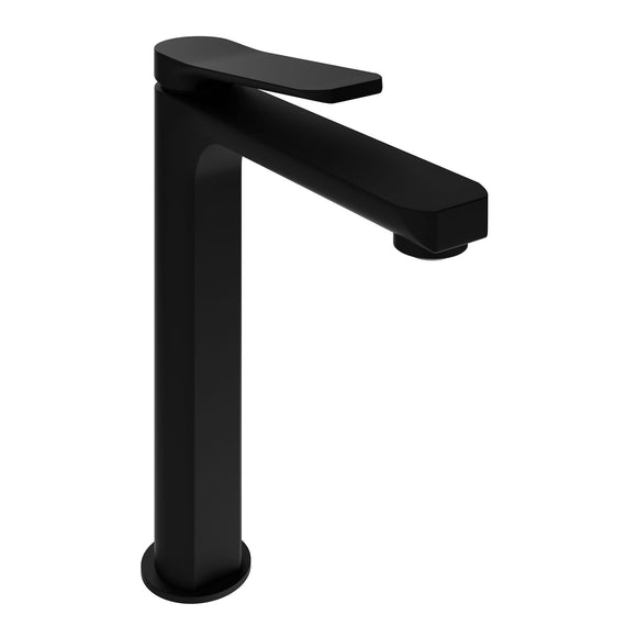 ANZZI Single Handle Single Hole Bathroom Vessel Sink Faucet With Pop-up Drain in Matte Black