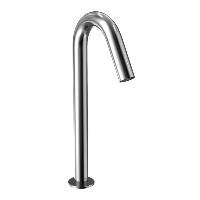 TOTO Helix vessel ECOPOWER 0.5 GPM touchless bathroom faucet, 20 second continuous flow in Polished Chrome finish.