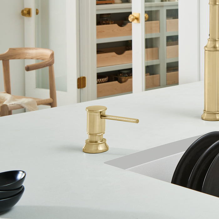 Blanco 442987 Empressa Soap Dispenser - Satin Gold