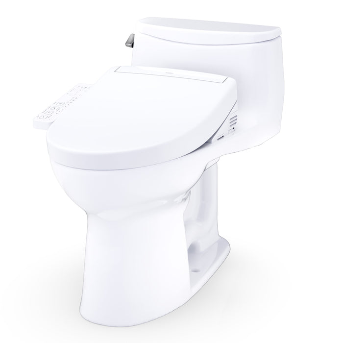 TOTO MW6183346CEFG#01 UltraMax Low Profile WASHLET+ S2 One-Piece Elongated 1.28 GPF Universal Height Toilet