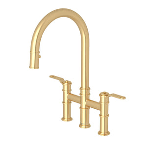 Rohl U.4549HT-SEG-2 Perrin and Rowe Armstrong Bridge Kitchen Faucet