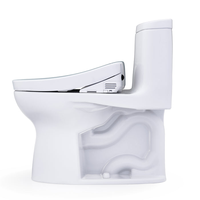 TOTO MW6043446CEFG#01 UltraMax II One-Piece Elongated Universal Height Toilet with Washlet+ S5 Bidet Seat