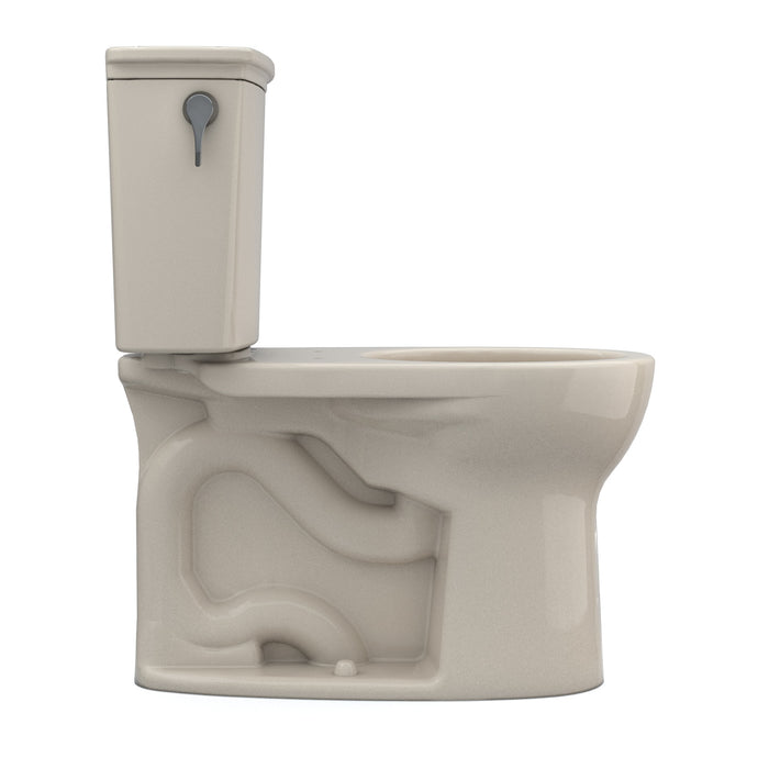 TOTO CST785CEFG#03 Drake Transitional Two-Piece Round 1.28 GPF Universal Height Toilet, Bone