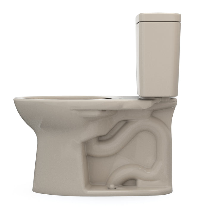 TOTO CST776CEG#03 Drake Two-Piece Elongated 1.28 GPF Toilet with CeFiONtect, Bone