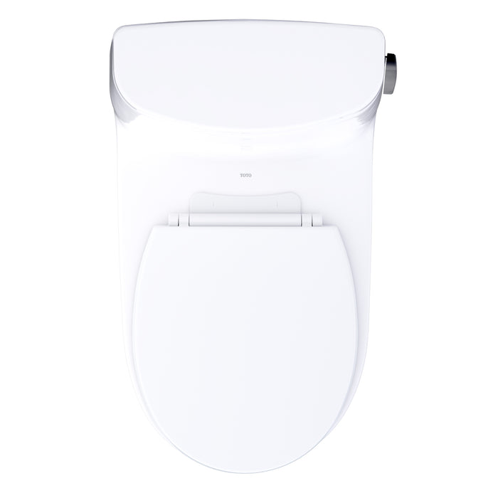 TOTO MS603113CEFRG#01 UltraMax One-Piece Round 1.28 GPF Universal Height Toilet with Right-Hand Trip Lever and Seat