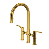 Rohl U.4549HT-ULB-2 Perrin and Rowe Armstrong Bridge Kitchen Faucet