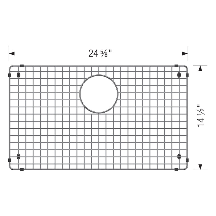 Blanco 203999 Stainless Steel Sink Grid for Quatrus 28" Sink