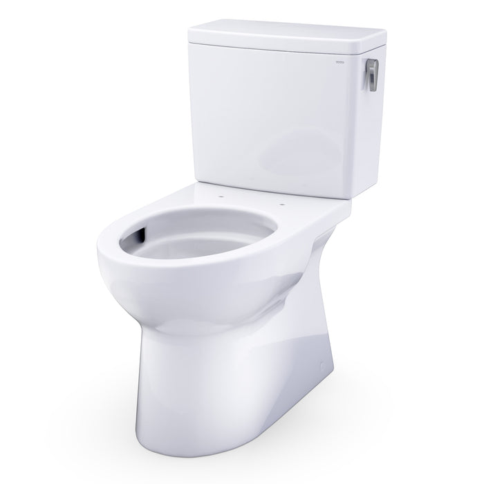 TOTO CST472CEFRG#01 Glaston Two-Piece Elongated 1.28 GPF Universal Height Toilet with Right-Hand Trip Lever