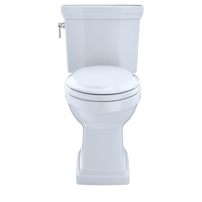TOTO CST404CEFG#11 Promenade II Two-Piece Elongated 1.28 GPF Universal Height Toilet, Colonial White