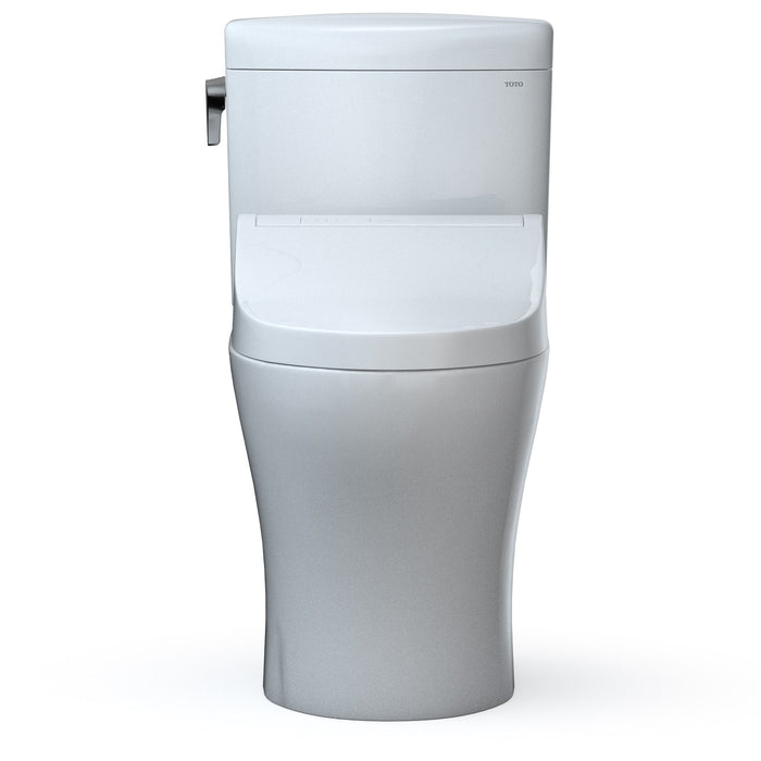 TOTO MW4363084CEMFGN#01 WASHLET+ Aquia IV Cube Two-Piece Elongated Dual Flush Toilet with C5 Bidet Seat