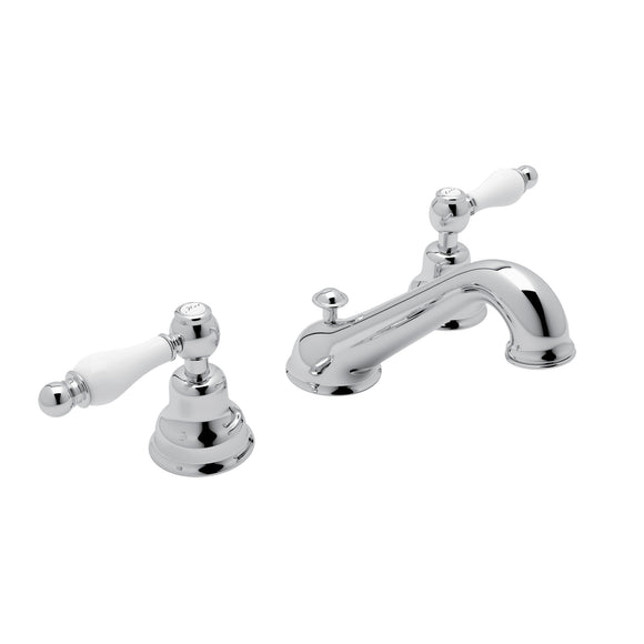 House of Rohl AC102OP-APC-2 Arcana C-Spout Widespread Bathroom Faucet