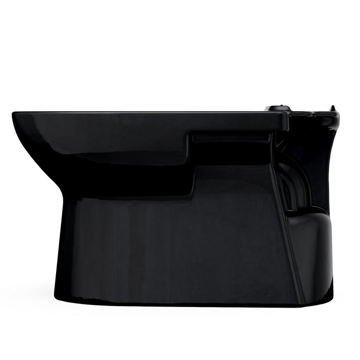 TOTO CT472CUFT40#51 Glaston WASHLET+ Elongated Skirted Toilet Bowl, Ebony (Black)