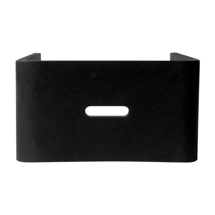 ALFI Brand ABST88BM Black Matte Solid Surface Resin Bathroom / Shower Stool