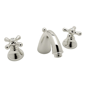 House of Rohl A2707XMPN-2 Verona C-Spout Widespread Bathroom Faucet