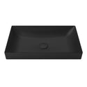 TOTO Kiwami Rectangular 23" Vessel Bathroom Sink, Matte Black - LT476#MBL