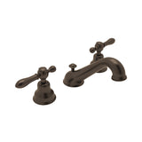 House of Rohl AC102LM-TCB-2 Arcana C-Spout Widespread Bathroom Faucet