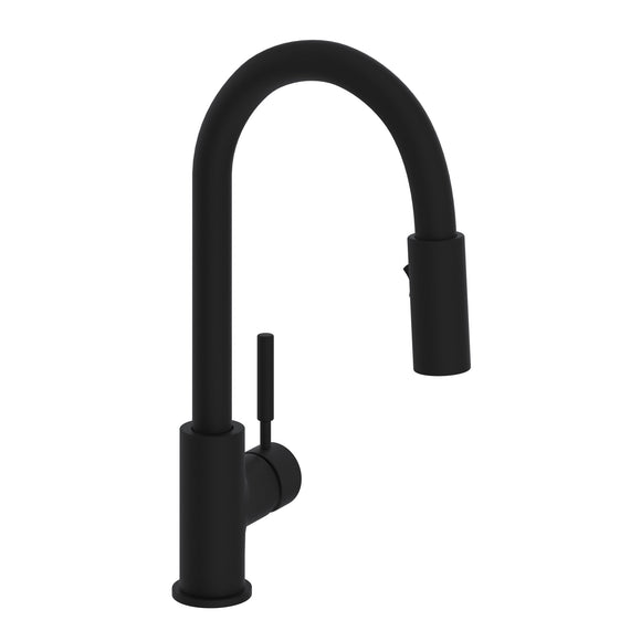 House of Rohl R7519MB Lux Side Handle Bar and Food Prep Stainless Steel Pulldown Faucet