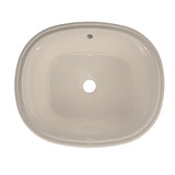 TOTO LT483G#03 Maris Oval Undermount Bathroom Sink with CEFIONTECT, Bone