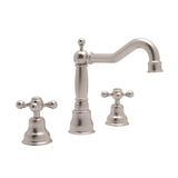 House of Rohl AC107X-STN-2 Arcana Column Spout Widespread Bathroom Faucet