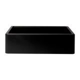 ALFI Brand AB33FARM-BLA Black 33" Granite Composite Single Bowl Drop-in Farm Sink