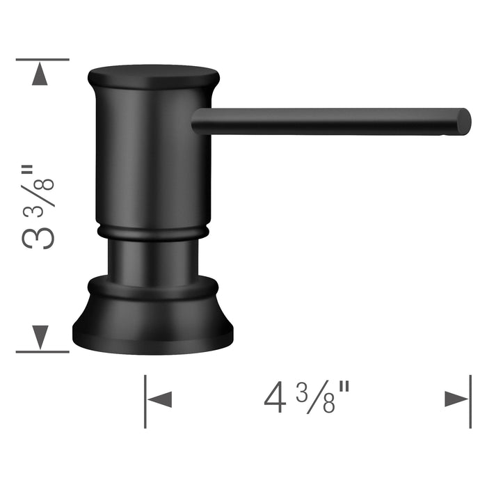 Blanco 443030 Empressa Soap Dispenser - Matte Black