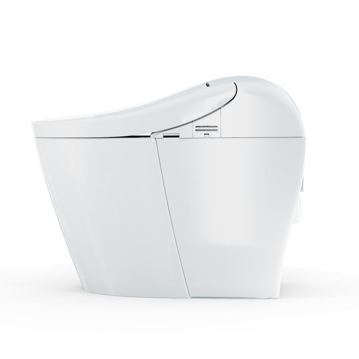 TOTO MS7631CEMFG#01 Washlet G5A 1.2 or Smart Universal Height Toilet with Integrated Bidet Seat, Cotton White
