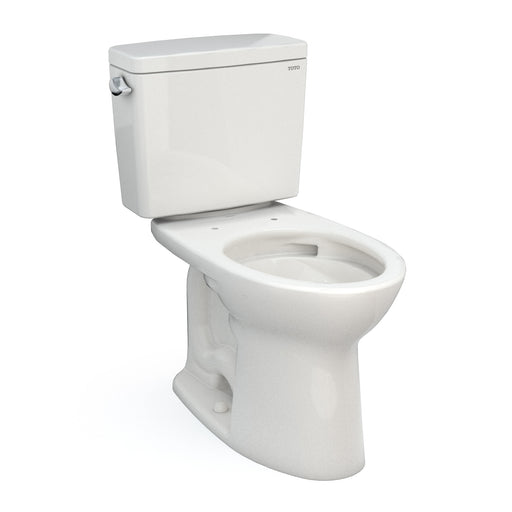 TOTO Drake Two-Piece Elongated 1.28 GPF Tornado Flush Toilet with CeFiONtect, Colonial White - CST776CEG#11
