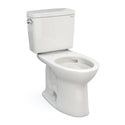 TOTO Drake Two-Piece Elongated 1.6 GPF Tornado Flush Toilet with CeFiONtect, Colonial White - CST776CSG#11