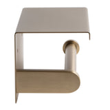 ALFI Brand ABTPP66-BG Brushed Gold PVD Stainless Steel Toilet Paper Holder with Shelf