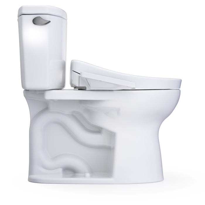 TOTO MW4543346CEFG#01 Drake II Elongated Universal Height Toilet with Washlet+ S2 Bidet Seat