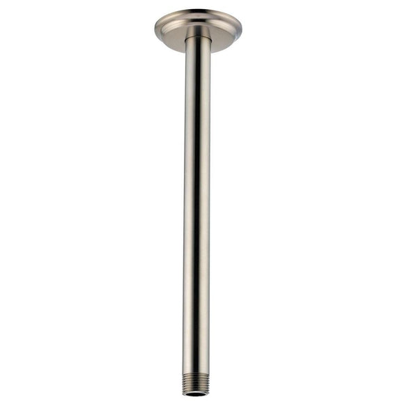 Pfister 015-12CK 12" Ceiling Mount Shower Arm and Flange in Brushed Nickel