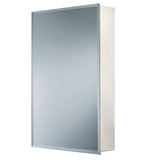 Rangaire Jensen 1451 Recess Mount 15x26" Reversible Bathroom Medicine Cabinet with Mirror and 2 Adjustable Shelves