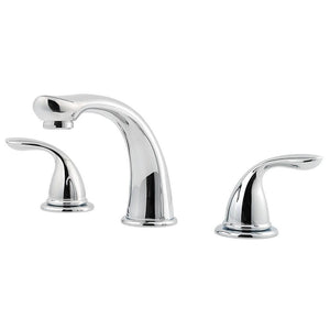 Pfister 1T6-5100 Pfirst Double Handle Complete Roman Tub Trim in Polished Chrome